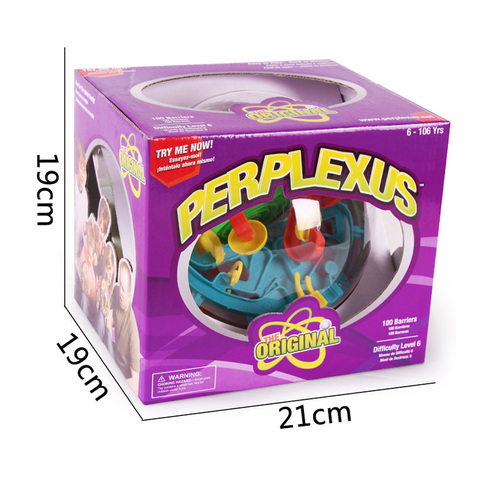 Large 100 Steps 3D Magic Intellect Maze Ball Track Puzzle Toy Perplexus Epic Game Children Adult Magnetic Balls Toys for Kids ► Photo 1/4
