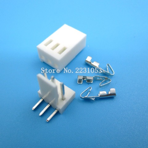 20 Sets KF2510 KF2510-3AW KF2510-3P Connector Right Angle Pin Header 2.54mm 3pin ► Photo 1/1