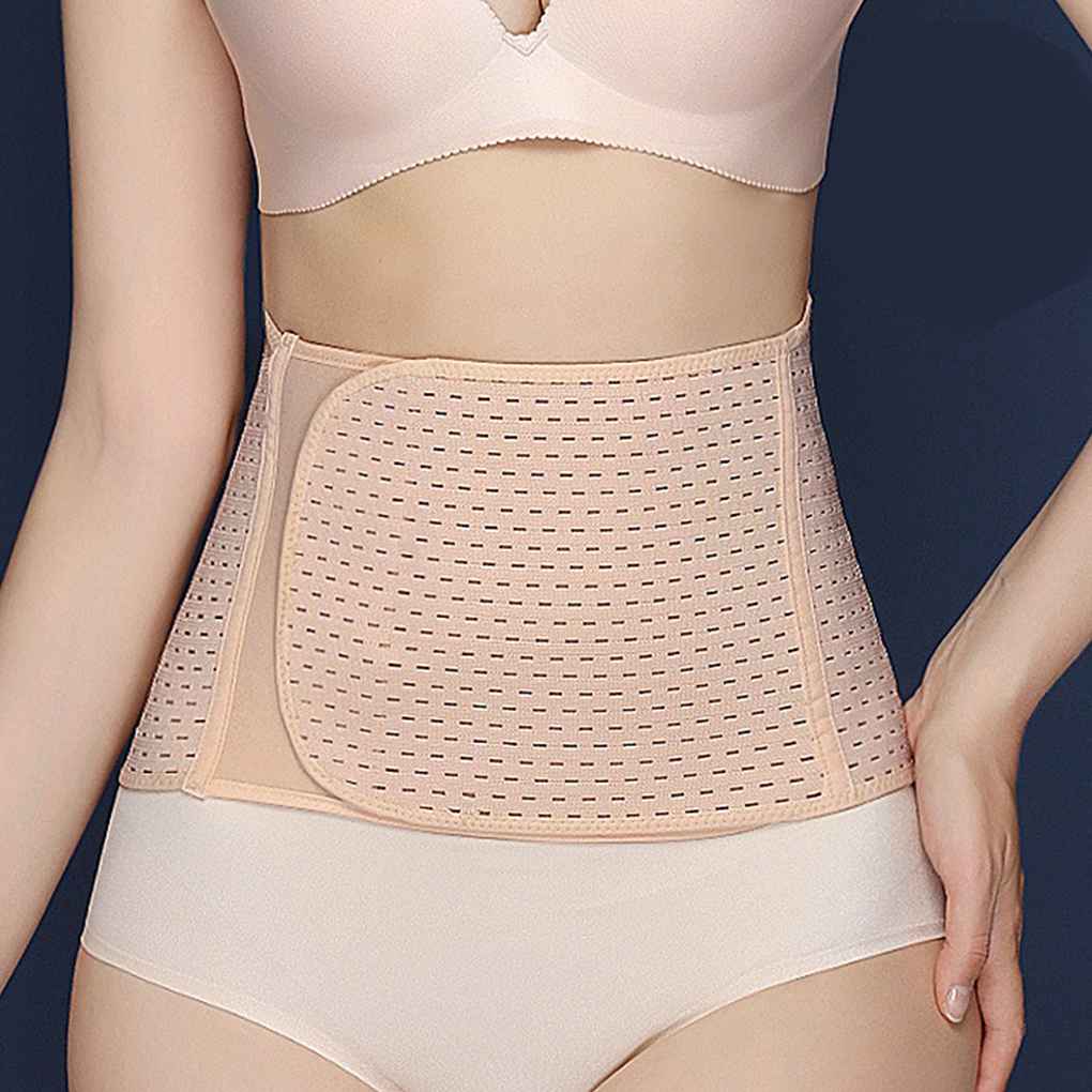 Postpartum Bandage Underbust Corset Waist Trainer Pregnant Women's Recovery  Postnatal Body Shaper Compression Belly Belt Tops