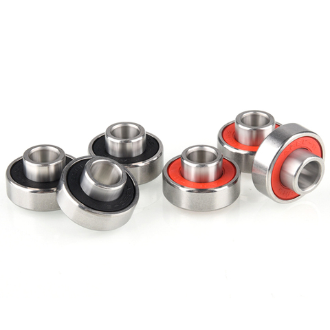 3pcs 608-2rs Inline Roller Skate Wheel Bearing Anti-rust Skateboard Wheel Bearing 8x22x12.6mm with shaft ► Photo 1/5