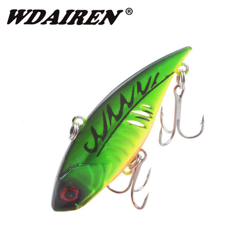WDAIREN Sinking Vibration Fishing Lure 6cm 11g Hard Plastic Artificial VIB Winter Ice Fishing Pike Bait Tackle Isca Peche ► Photo 1/5