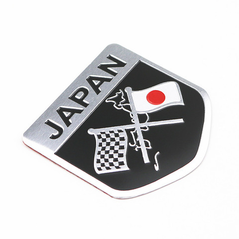 Metal Japanese Flag Emblem Badge JAPAN Car-Sticker Decal For Toyoto Honda Nissan Mazda Lexus Mitsubishi Infiniti SUBARU Suzuki ► Photo 1/6