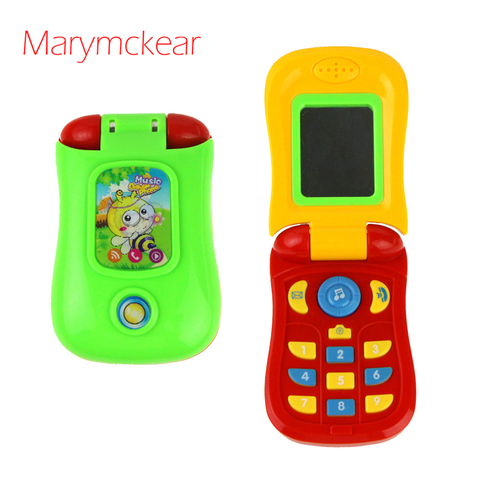 Plastic Baby Toy For Above 1 Year Old Baby Electronic Musical Phone Toy Baby Phone Mobile Phone Toy Learning Musical Toy ► Photo 1/6