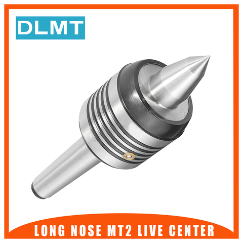 1PCS Long Nose MT2 Live Center Precision 55-60HRC/45-50HRC 0.0002