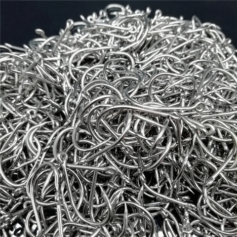 13# 14# 15# Eyed Fishing Hook sale by bulk 1000 pieces/lot Circle Hook Jig Hooks Barbed Fishhooks Fishing Accessories  wholesale ► Photo 1/4