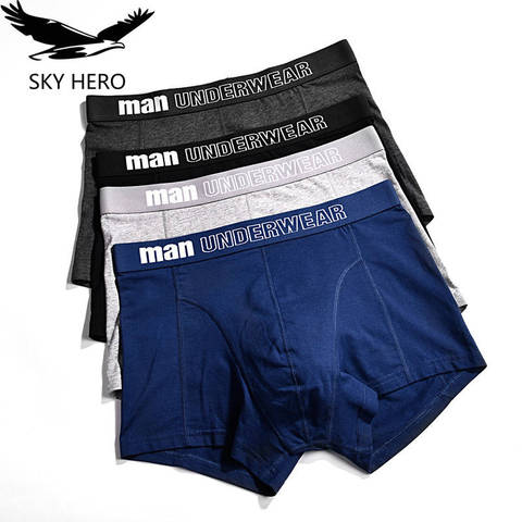4pcs Men Underwear BoxerShorts Man Cotton Underpants Breathable Men Boxer  Shorts