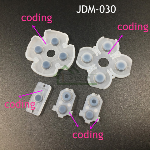 E-house 100 set JDS-030 Silicon Rubber Pads Contact L2 R2 Button Conductive Rubber for PlayStation 4 PS4 Controller 3.0 Version ► Photo 1/5