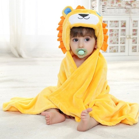 Premium Baby Towel Baby Washcloth Cute Animal Baby Stuff Bamboo Kids Bath Towel Extra Soft And Thick Newborn Towel Washcloth ► Photo 1/6