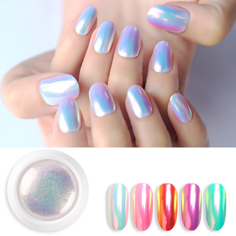 1 Box Pearl Shell Glitter Nail Chrome Pigment Powder Dazzling DIY Micro  Holographic Unicorn Nail Art Decorations Polish Manicure - Price history &  Review | AliExpress Seller - Nail Designs Factory Store 