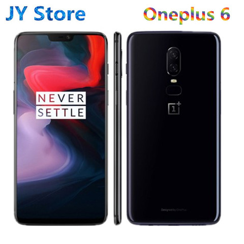 Original OnePlus 6 8GB 128GB Snapdragon 845 Octa Core AI Dual Camera 20MP+16MP Face ID Unlock Android 8 Smartphone Mobile phone ► Photo 1/4