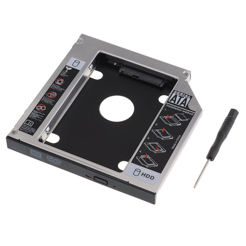 Besegad SATA 3.0 2nd HDD Caddy 9.5mm for 2.5