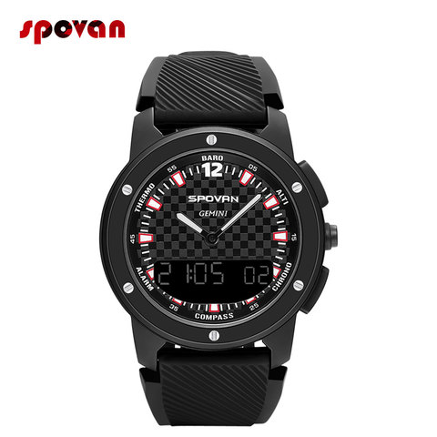 GEMINI-1 Smart Watch Double Display Outdoor Sports Watch With Altimeter Barometer Compass Waterproof Weather Forecast LED Backli ► Photo 1/6