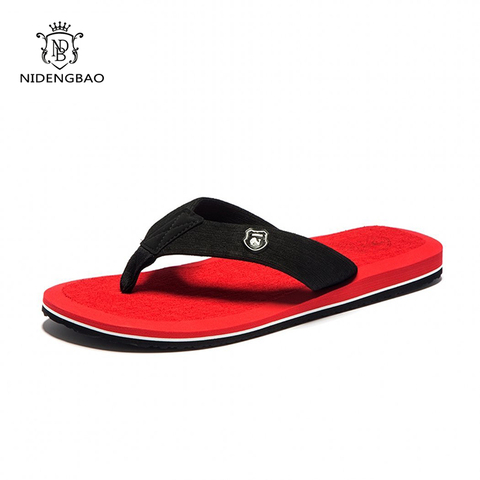Brand Men Slippers Beach Shoes Comfortable Flip Flops Men's Sandals Summer Hot Sale Casual Shoes Good Quality Classic Shoes Men ► Photo 1/6