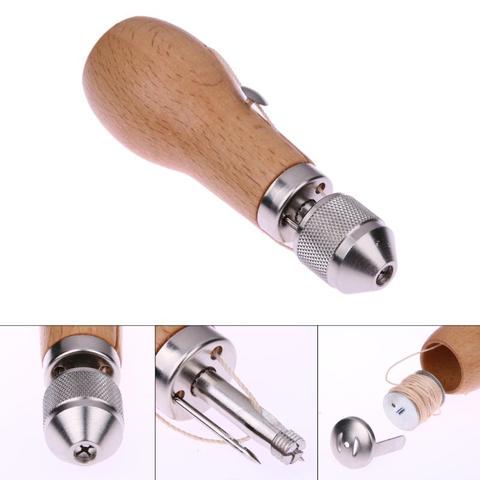 DIY Leather Sewing Awl Thread Kit Manual Sewing Machine Speedy Stitcher  Leather Craft Stitching Shoemaker Canvas Repair Tools