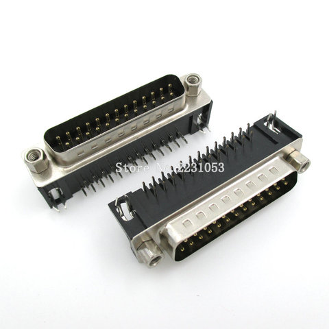 5PCS/LOT D-SUB DB25 DR25 25pins Male plug Solder Type Welding Connector DIY ► Photo 1/1