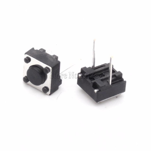 100Pcs Tactile Switch Momentary Tact 6x6x4.3 6*6*4.3mm Middle pin 2pins ► Photo 1/2