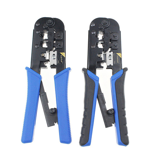 New Modular Telecom Crimping Tool Network Cable Ratchet Crimping Pliers for 4P 6P 8P RJ-11/RJ-12 RJ-45 ► Photo 1/1