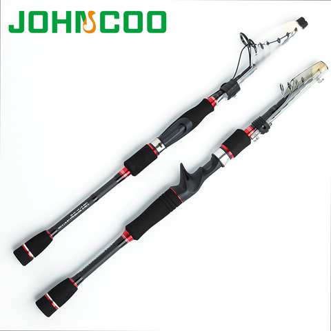 Baitcasting Carbon Fishing Rod 1.95m 2.1m 2.4m 2.7m Telescopic Spinning Fishing Rod Fishing Tackle Travel Fishing Rod ► Photo 1/6