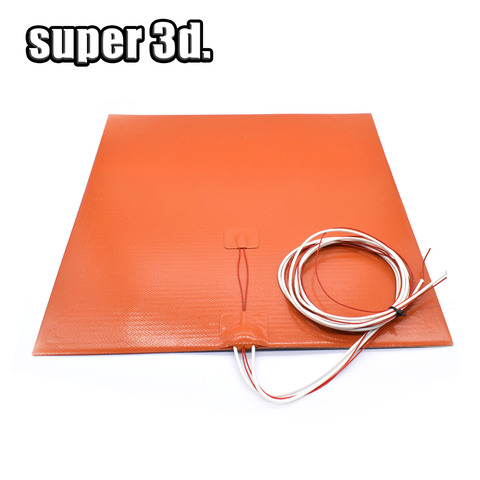 Silicone Heated Bed Heating Pad Waterproof 220/300x300/310/235/400 mm 12V/220/110 V for 3D printer Ender-3 cr10 Parts hot bed ► Photo 1/6