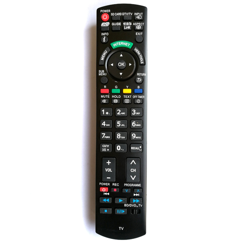 New N2QAYB000659 For Panasonic LCD LED 3D TV BD DVD TX-P42VT30 TX-P50U10E TX-L32S10B TV Remote control ► Photo 1/1