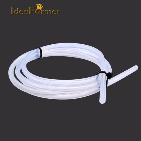 1M 3D Printer 2*4mm Clear PFA PTFE Tube Teflonto PiPe J-head hotend RepRap Rostock Bowden Extruder for E3d V5/V6 1.75MM Filament ► Photo 1/6