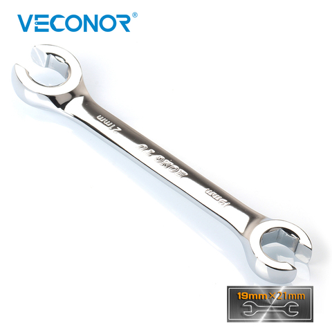 19X21mm Flare Nut Wrench Spanner Oil Pipe Wrench Mirror Polish High Torque High Quality ► Photo 1/6