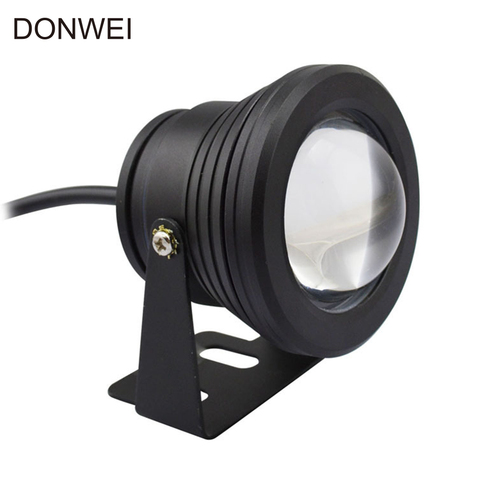 DONWEI 10W AC/DC 12V Underwater Led Light High Waterproof IP68 Landscape Lights for Fountain Pool Lawn Warm White Cool white ► Photo 1/6