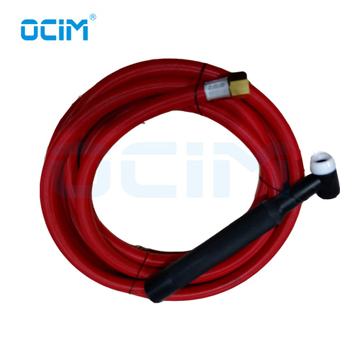 WP26 12FT  Red super soft Hose Braided Air-Cooled Complete M16 Cable Connector ► Photo 1/1