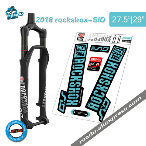 2022 rockshox SID mountain bike front fork decals  bicycle front fork stickers ► Photo 1/6