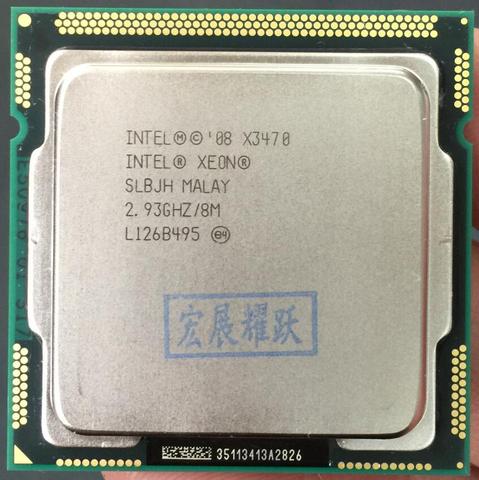 Intel Xeon Processor X3470 Quad-Core  LGA1156 PC computer  CPU 100% working properly  Server Processor CPU X3470 ► Photo 1/4
