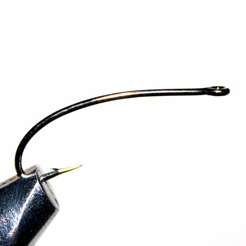 KKWEZVA 100pcs Carbon Steel Fishing Hooks Black Color Long Shank Streamer Dry Fly Tying Fishing Hook For Jig Size 2.7cm*0.9cm ► Photo 1/5