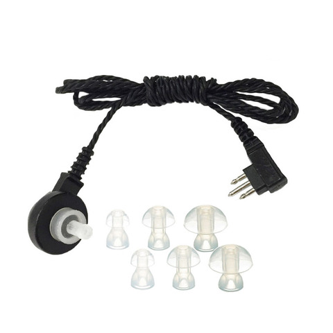 Pocket Hearing Aids Receiver Cable Earplugs One Earphone Cable + One Receiver+ Six earplugs+One adaptor ► Photo 1/6