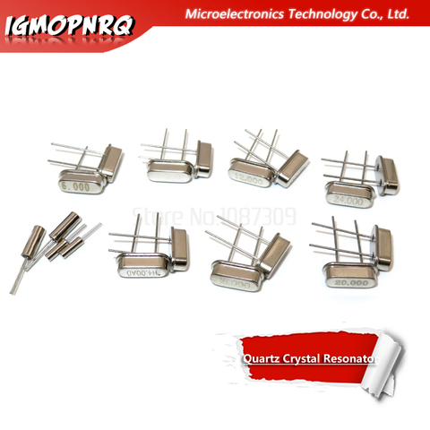 10PCS 4Mhz 6Mhz 8Mhz 12Mhz 16Mhz 20Mhz 24Mhz 4.000mhz 8.000mhz igMopnrq Quartz Crystal Resonator Passive Oscillator HC 49S New ► Photo 1/1