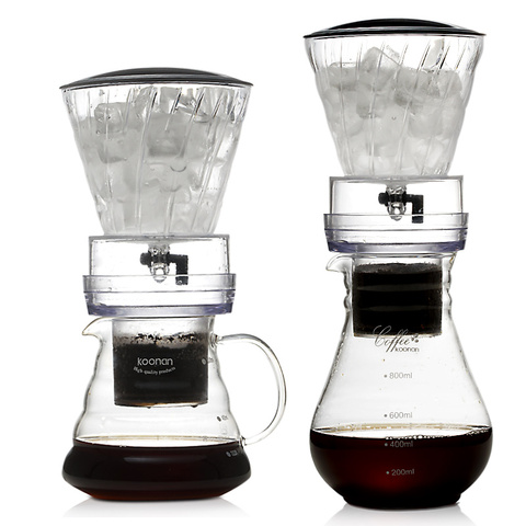 YRP Water Drip Coffee Machine New Reusable Filter Tools Glass Espresso Coffee Dripper Pot Ice Cold Brew Coffee Maker BDH-04 ► Photo 1/6