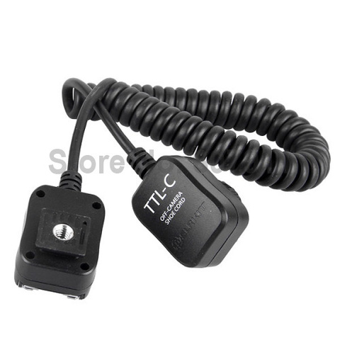 3M Flash E-TTL Off-Camera 2-Hot-Shoe Cord Cable wt PC  Port for canon DSLR Camera ► Photo 1/5