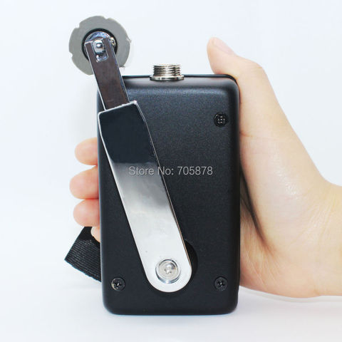 Hand Crank Charger Portable Generator Emergency Phone Charger 0-28V USB Crank Dynamo ► Photo 1/6