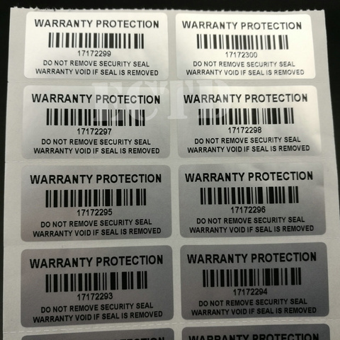 500pcs Anti-fake VOID Security Labels Removed Tamper Evident Warranty Sticker