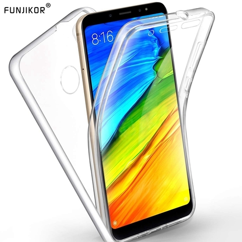 Double Clear Case For Xiaomi Mi A1 A2 Lite 8 9 SE A3 5X Redmi 8A 7A 6A S2 5 Plus Note 7 6 Pro 8T 4X 4 5A 360 Degree Phone Cover ► Photo 1/6