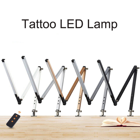 Adjustable Tattoo Lamp LED Lamp With Clamp Bright No Shadow Desk Lamp Tattoo Makeup Tool Tattoo Machine Supplies ► Photo 1/6