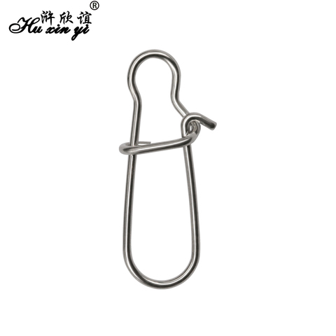 HXY PCS(200 - 50) SIZE(000# - 8#) Stainless Steel Fishing Snaps Rolling swivels Nice Snaps For Carp Fishing Tackle ► Photo 1/1