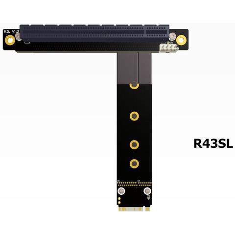 32G/bps PCI-e 16x To M2 M.2 for NVMe Key-M 2230 2242 2260 2280 Riser Card Gen3.0 Cable PCIe x16 Extender with Sata Power Cable ► Photo 1/6