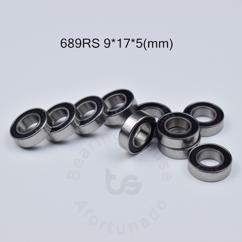 689 689RS 9*17*5(mm) 10pieces bearing free shipping ABEC-5 bearings rubber Sealed bearing 689 689RS chrome steel bearing ► Photo 1/6