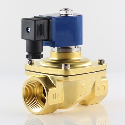 DC 24V,AC 220V 110V 24V,SMS Large diameter Direct Acting Normally Closed Solenoid Valve,brass Water air valves,G3/8