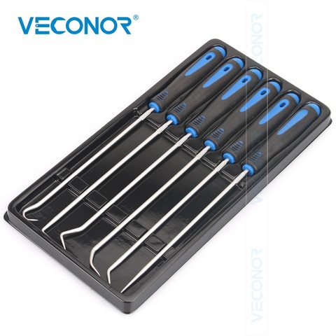 6PCS Pick Hook Set Durable Extra Long O-Ring and Seal Remover