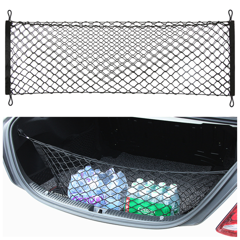 90x30cm/110x40cm Universal Car Trunk Luggage Storage Cargo Organiser Nylon Elastic Mesh Net Car Styling Tidying Accessories ► Photo 1/5