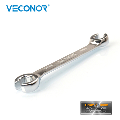8X10mm Flare Nut Wrench Spanner Oil Pipe Wrench High Torque Multitool Mirror Polish ► Photo 1/4