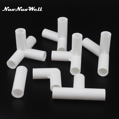 19mm 20mm PVC Straight Elbow Tee Connector Four Way Joint 90 120 135 degree PVC Pipe Adapter Wardrobe Tent Shoe Rack Fittings ► Photo 1/6