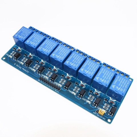 SUQ  8 channel 8-channel relay control panel PLC relay 5V module for arduino hot sale in stock.8 road 5V Relay Module ► Photo 1/6