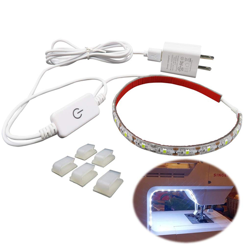 Bright 50cm 30leds led Sewing Strip Light kit with Touch Dimmer and USB Power Supply IP65 Waterproof Sewing Machine strip Light ► Photo 1/6