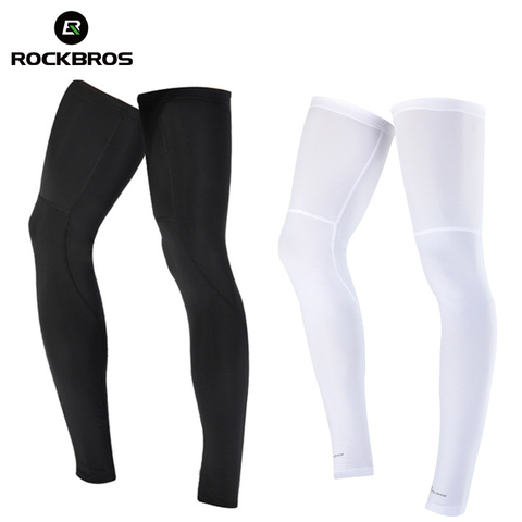 ROCKBROS Running Cycling Bicycle Legwarmers UV Sunscreen Leggings Fitness Camping Leg Warmers Outdoor Sports Safety Knee Pads ► Photo 1/6